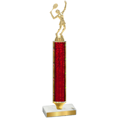 Value Red Glacier Tennis Trophy