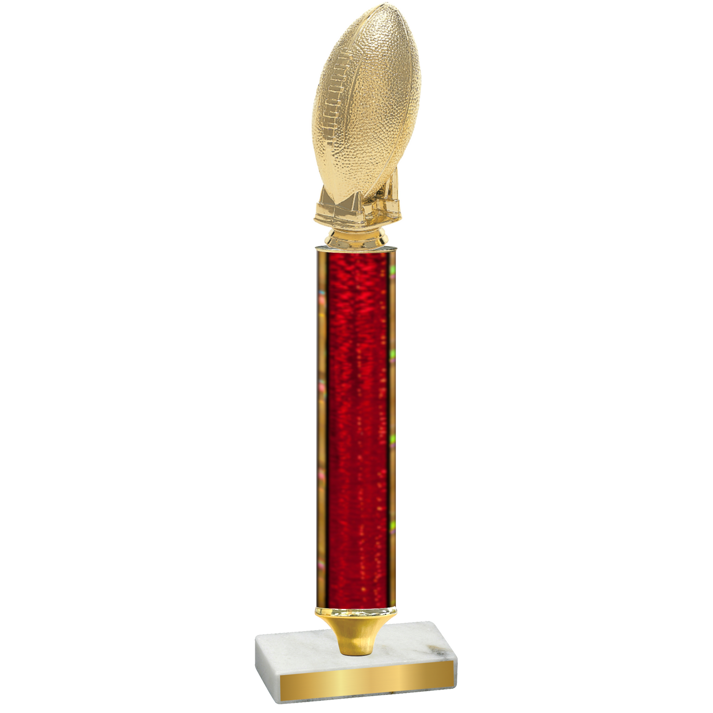 Value Red Glacier Football Trophy