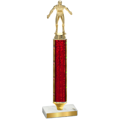 Value Red Glacier Wrestling Trophy