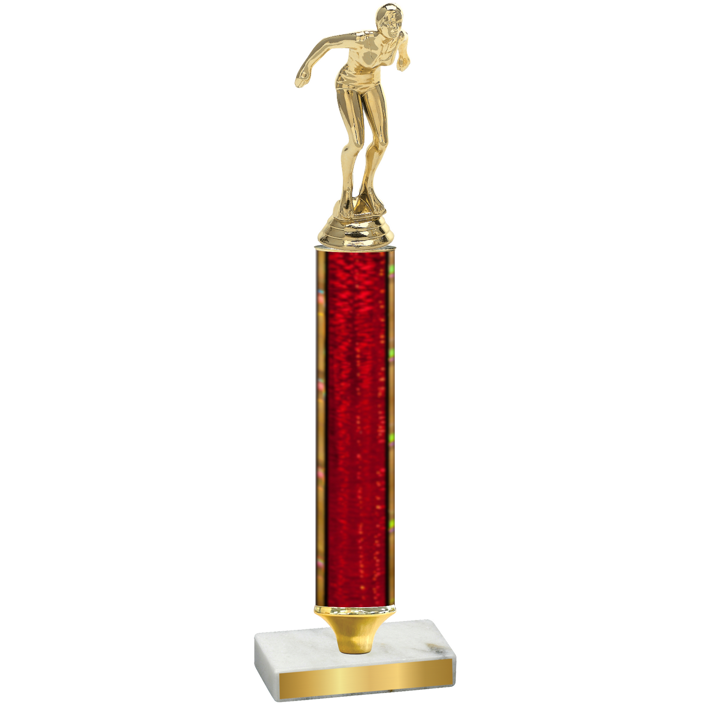 Value Red Glacier Tennis Trophy