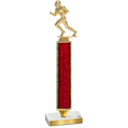 Value Red Glacier Football Trophy