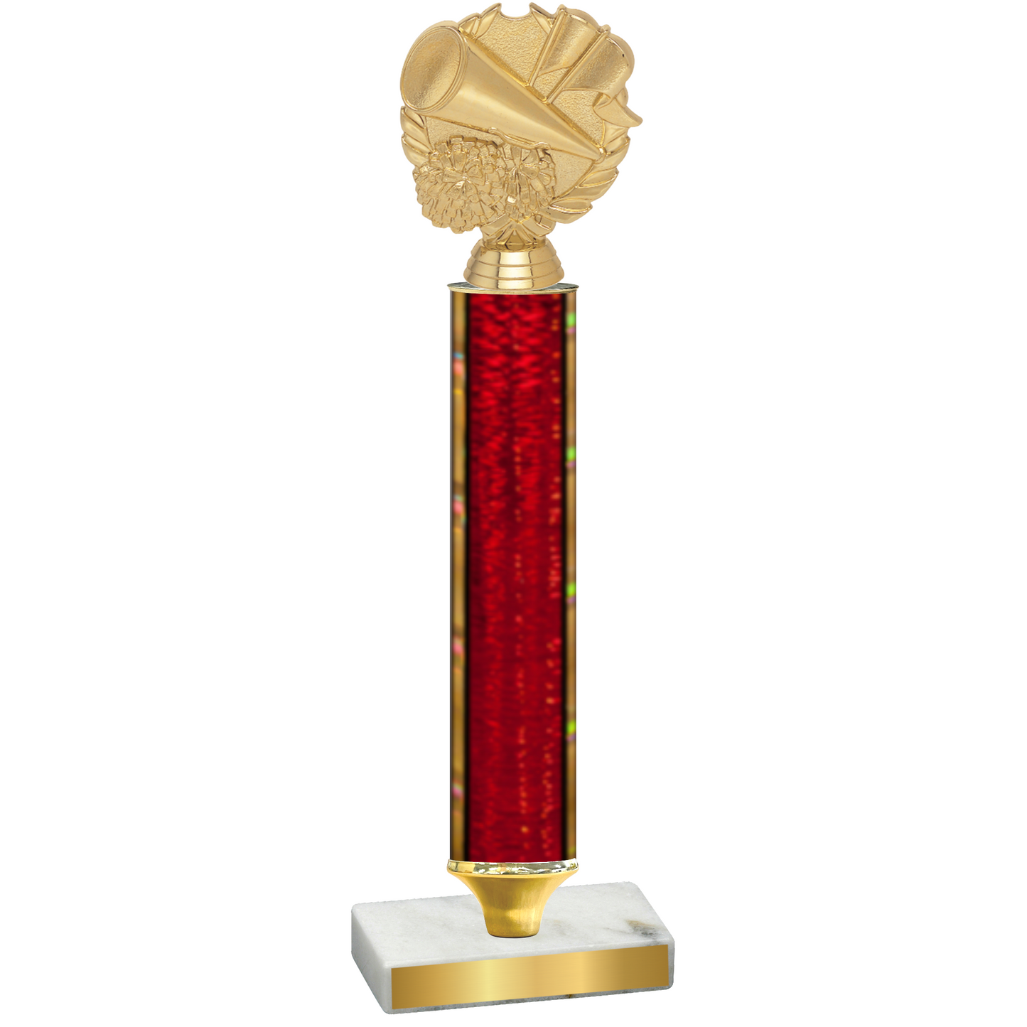 Value Red Glacier Cheerleading Trophy