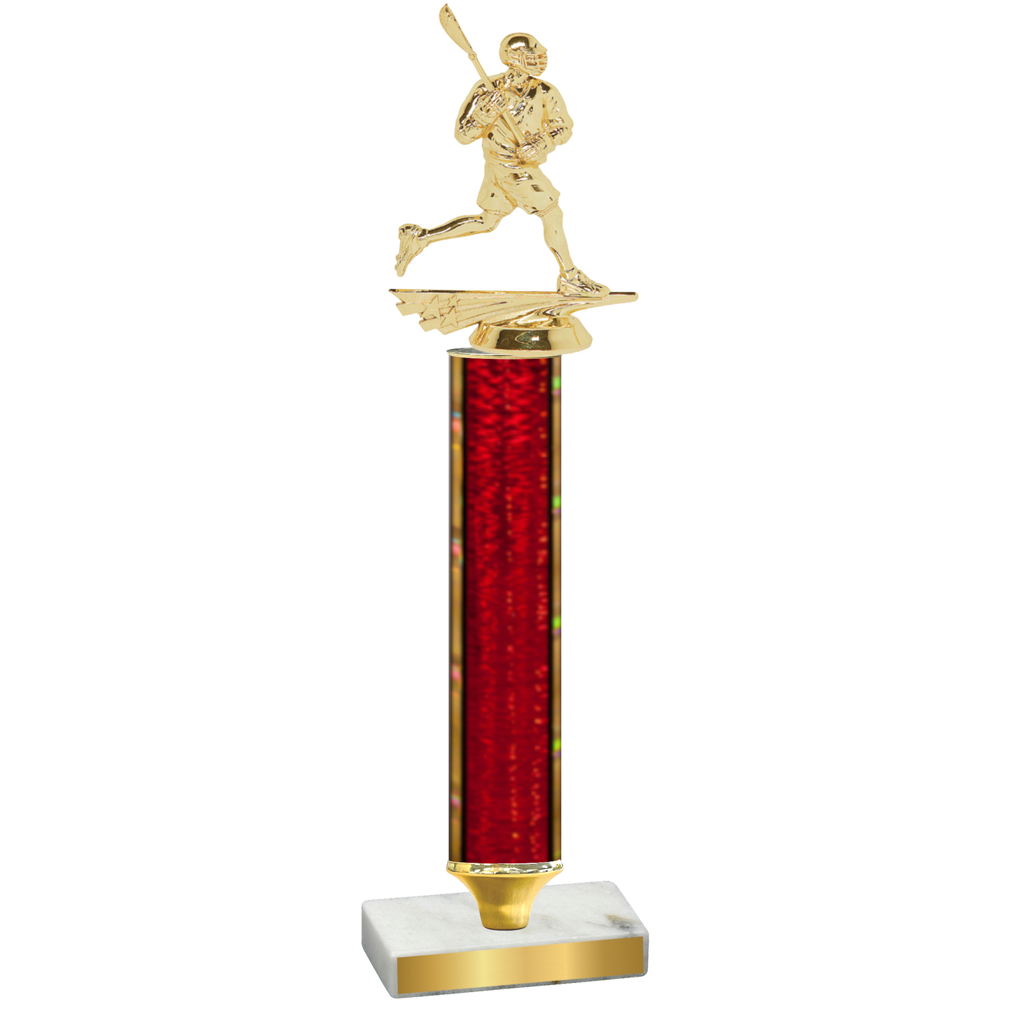 Value Red Glacier Lacrosse Trophy