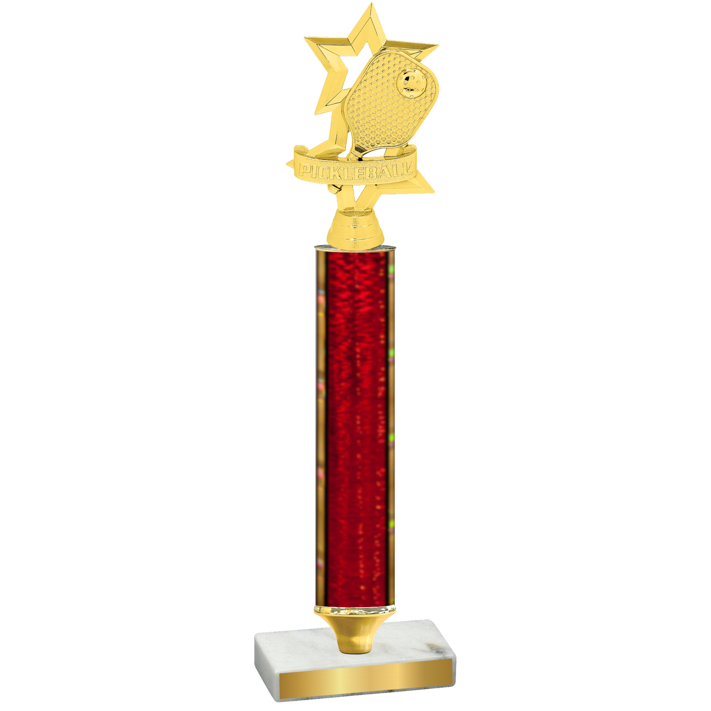 Value Red Glacier Pickleball Trophy