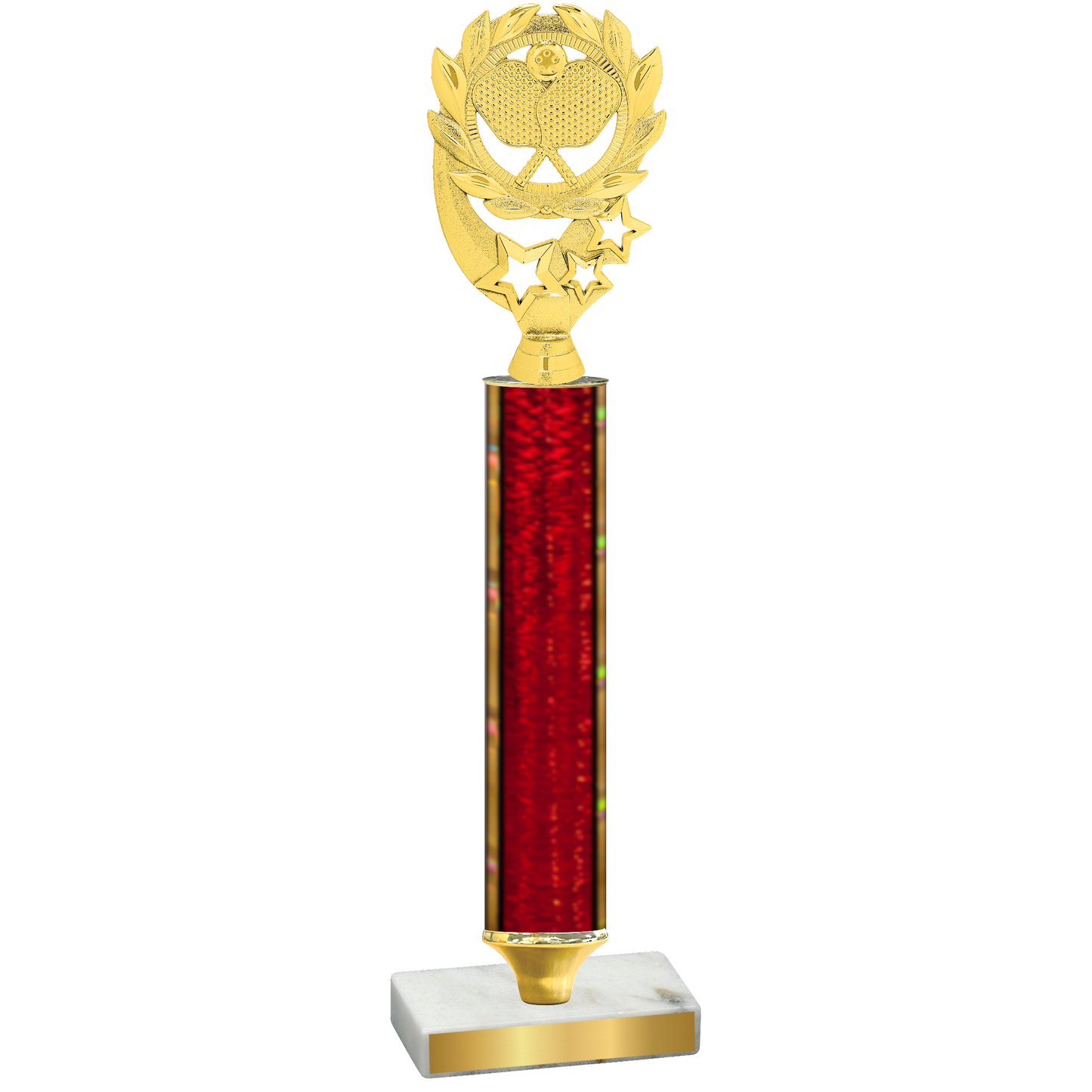 Value Red Glacier Pickleball Trophy