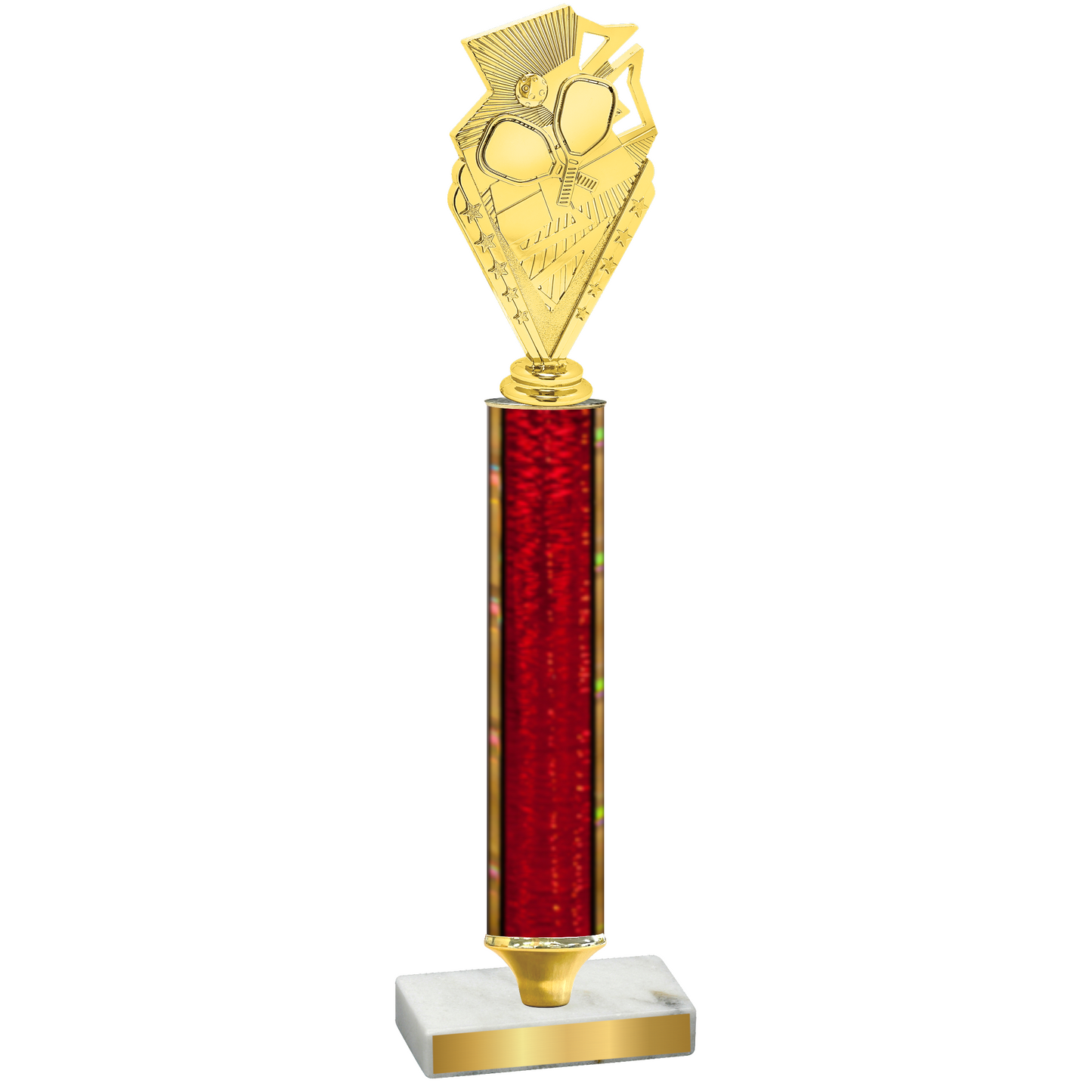 Value Red Glacier Pickleball Trophy