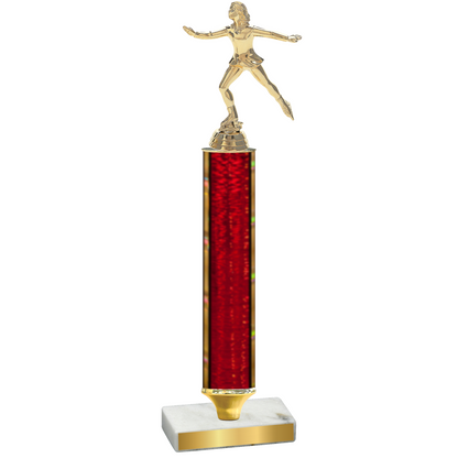 Value Red Glacier Skater Trophy