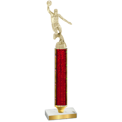 Value Red Glacier Basketball Trophy