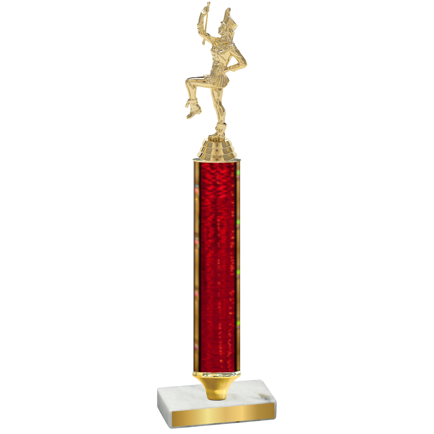 Value Red Glacier Majorette Trophy