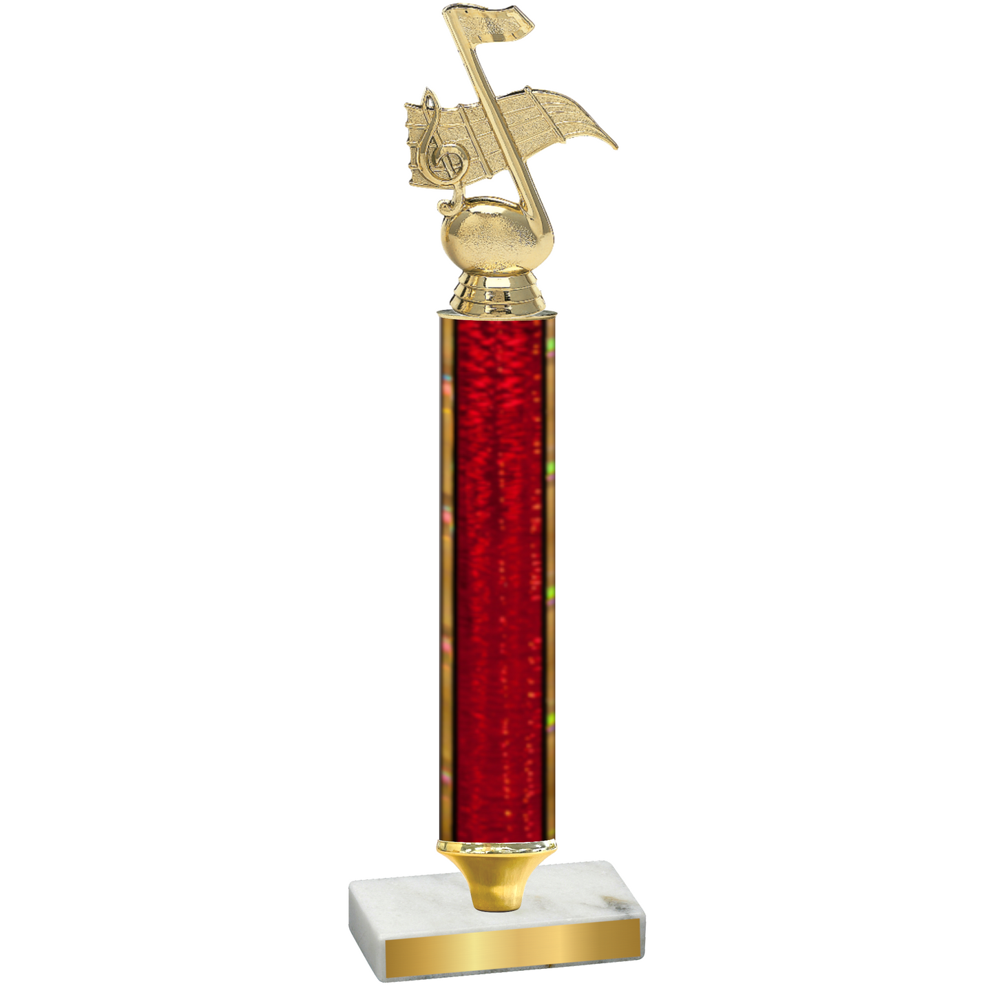 Value Red Glacier Music Trophy