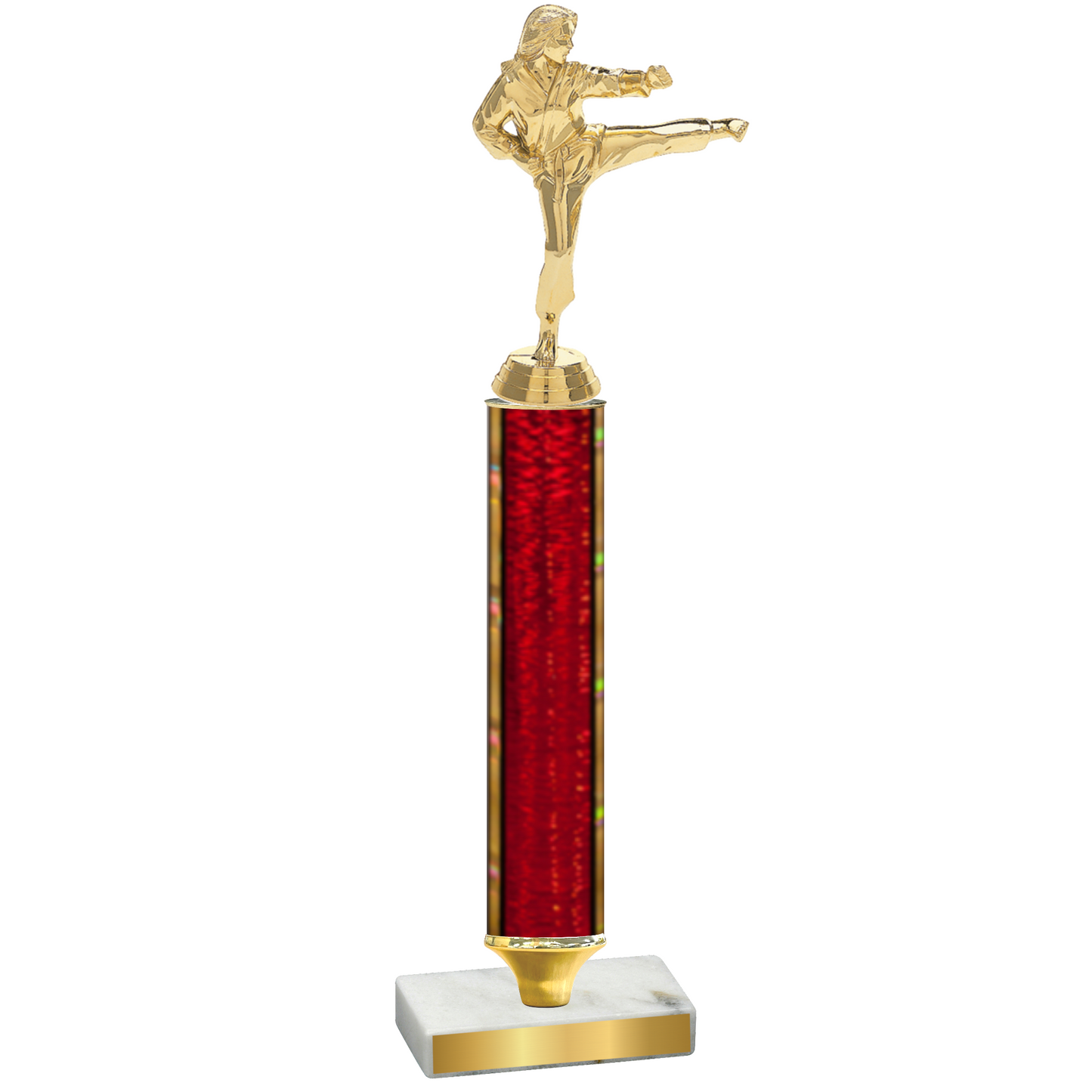 Value Red Glacier Karate Trophy