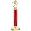 Value Red Carbon Fiber Soccer Trophy