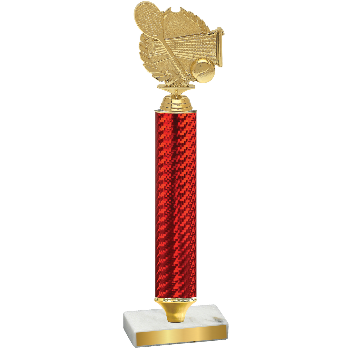 Value Red Carbon Fiber Tennis Trophy