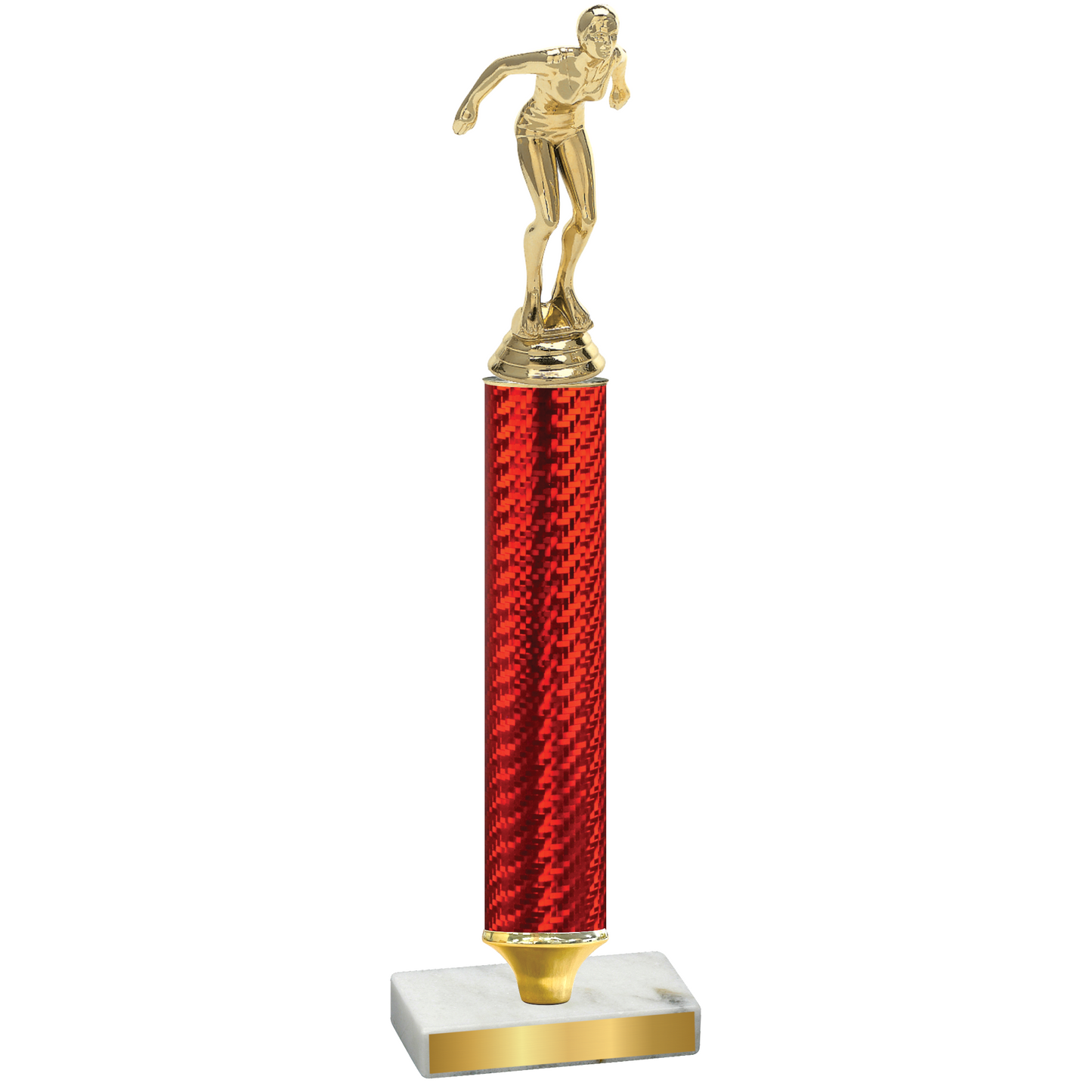 Value Red Carbon Fiber Tennis Trophy