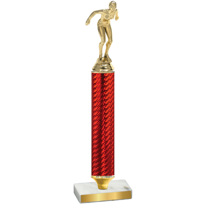 Value Red Carbon Fiber Tennis Trophy