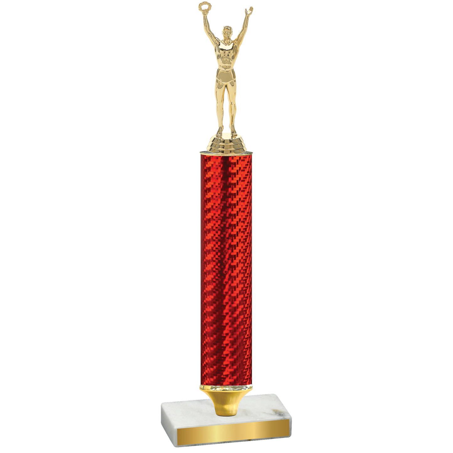 Value Red Carbon Fiber Victory Trophy