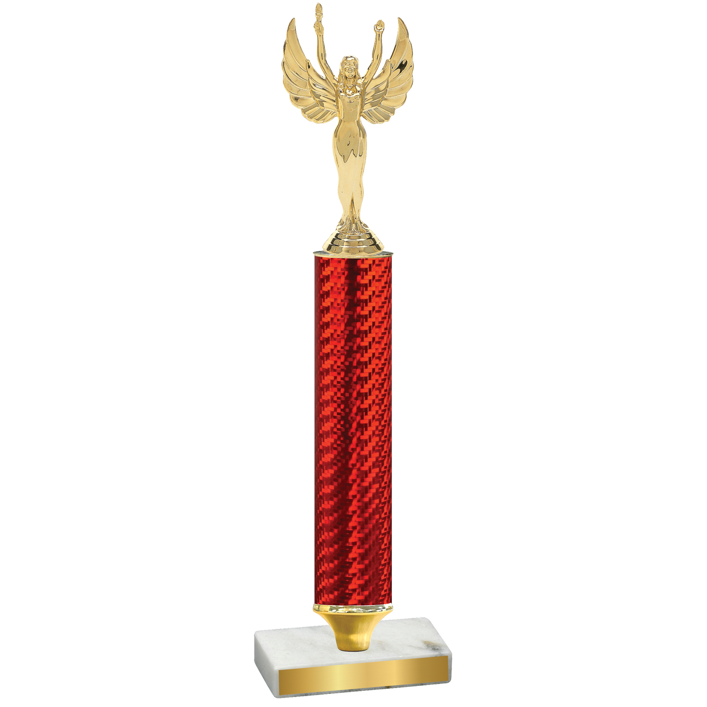 Value Red Carbon Fiber Victory Trophy