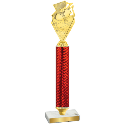 Value Red Carbon Fiber Pickleball Trophy