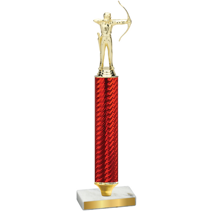 Value Red Carbon Fiber Archery Trophy