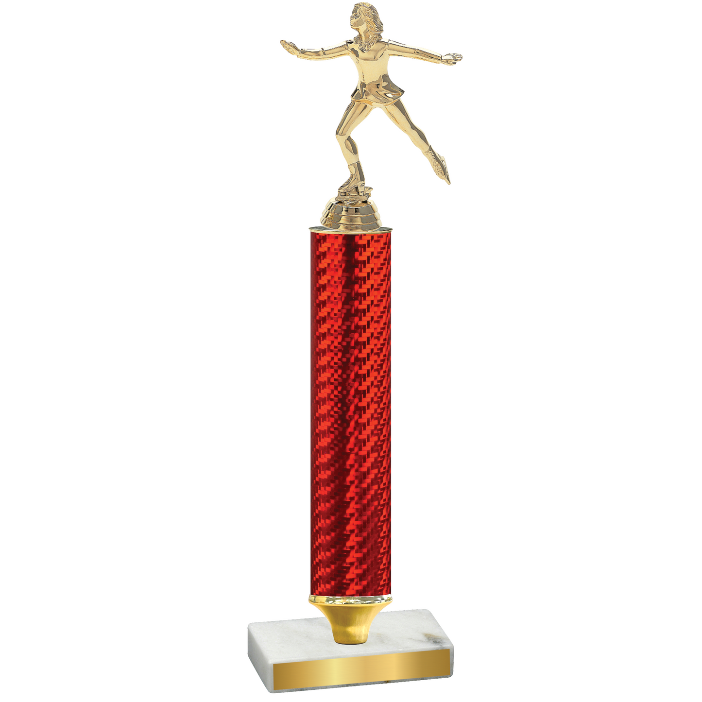 Value Red Carbon Fiber Skater Trophy