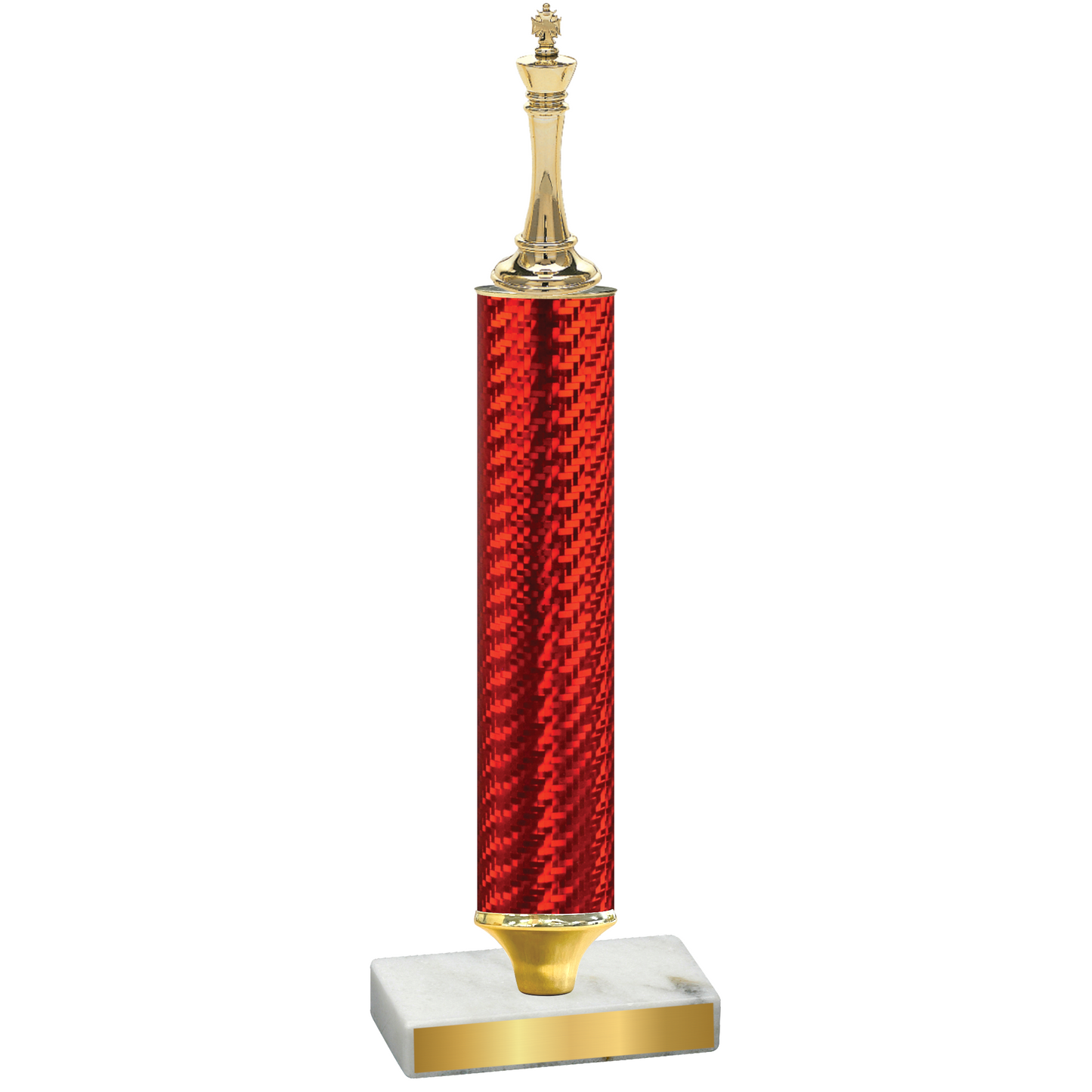 Value Red Carbon Fiber Chess Trophy