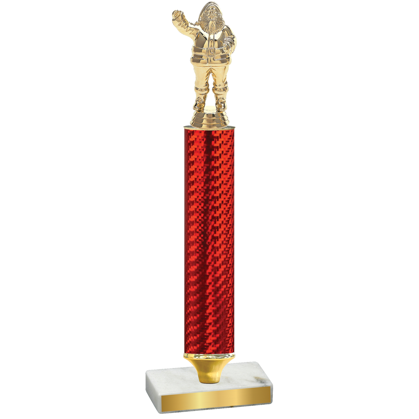 Value Red Carbon Fiber Holiday Trophy