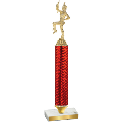 Value Red Carbon Fiber Majorette Trophy