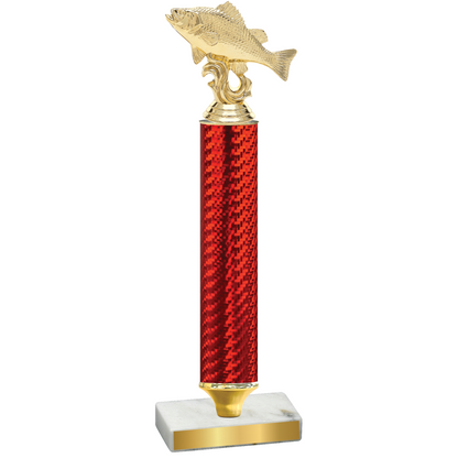 Value Red Carbon Fiber Fishing Trophy