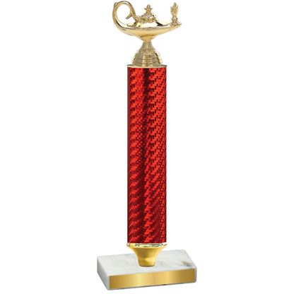 Value Red Carbon Fiber Academics Trophy