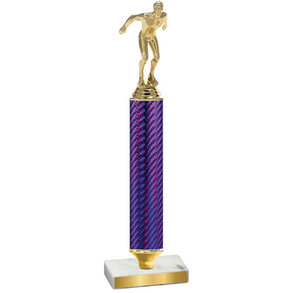 Value Purple Carbon Fiber Swimming Trophy