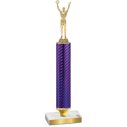 Value Purple Carbon Fiber Victory Trophy