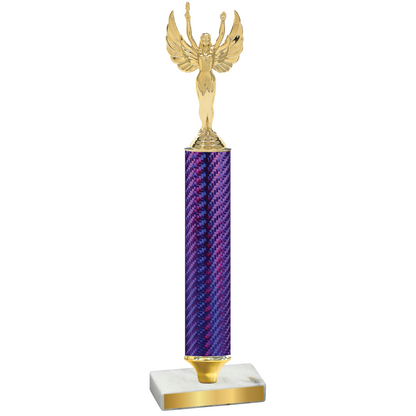 Value Purple Carbon Fiber Victory Trophy