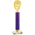 Value Purple Carbon Fiber Pickleball Trophy