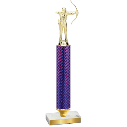 Value Purple Carbon Fiber Archery Trophy