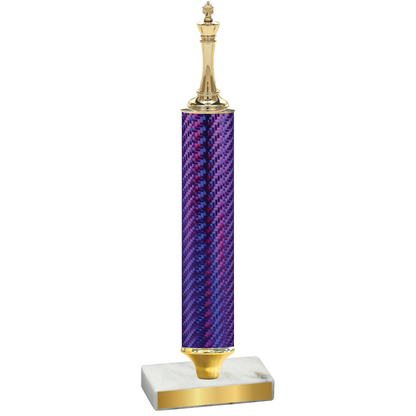 Value Purple Carbon Fiber Chess Trophy