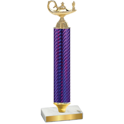 Value Purple Carbon Fiber Academics Trophy