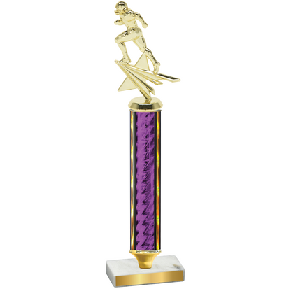 Value Purple Glacier Football Trophy