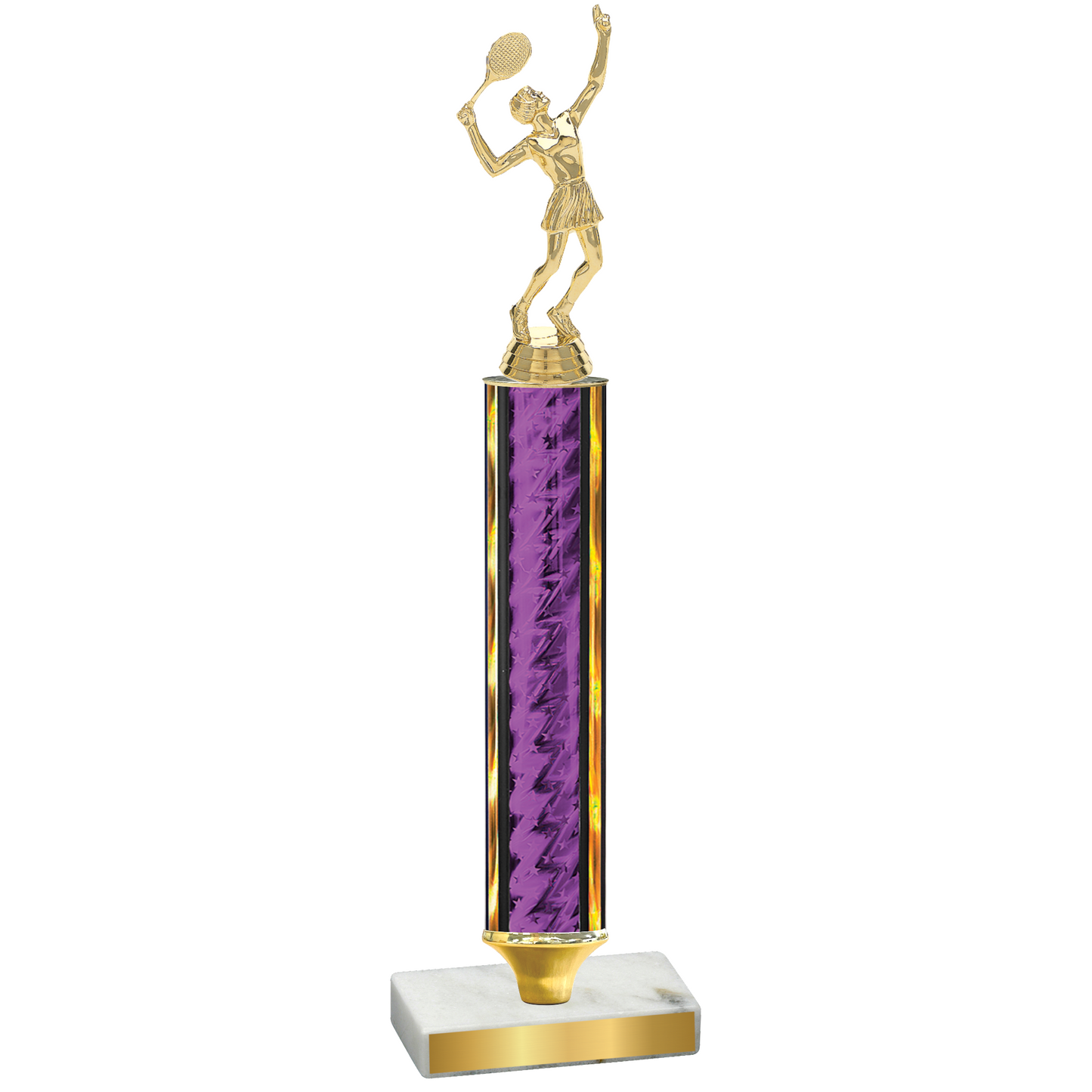 Value Purple Glacier Tennis Trophy