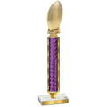 Value Purple Glacier Football Trophy