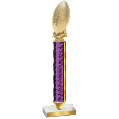 Value Purple Glacier Football Trophy