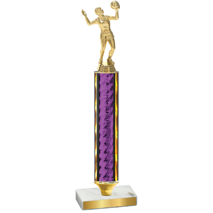 Value Purple Glacier Volleyball Trophy