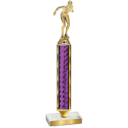 Value Purple Glacier Tennis Trophy