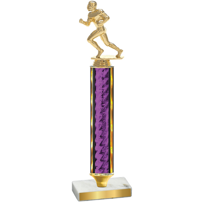 Value Purple Glacier Football Trophy