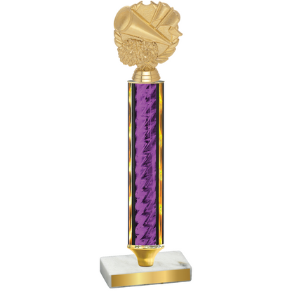 Value Purple Glacier Cheerleading Trophy