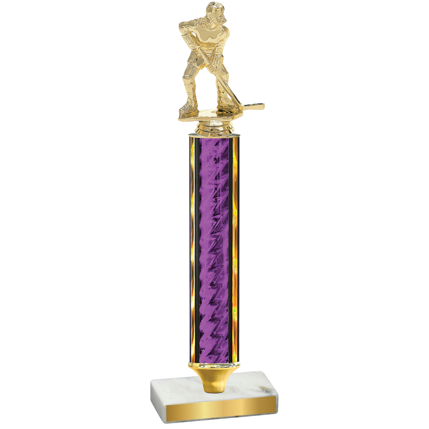 Value Purple Glacier Hockey Trophy