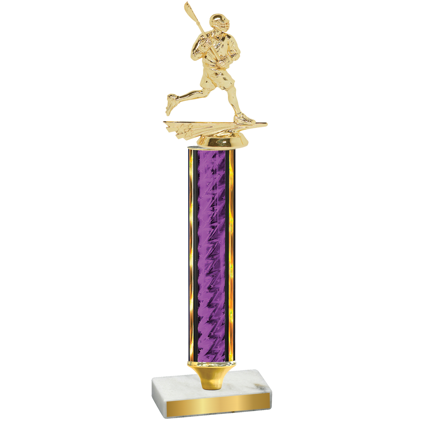 Value Purple Glacier Lacrosse Trophy