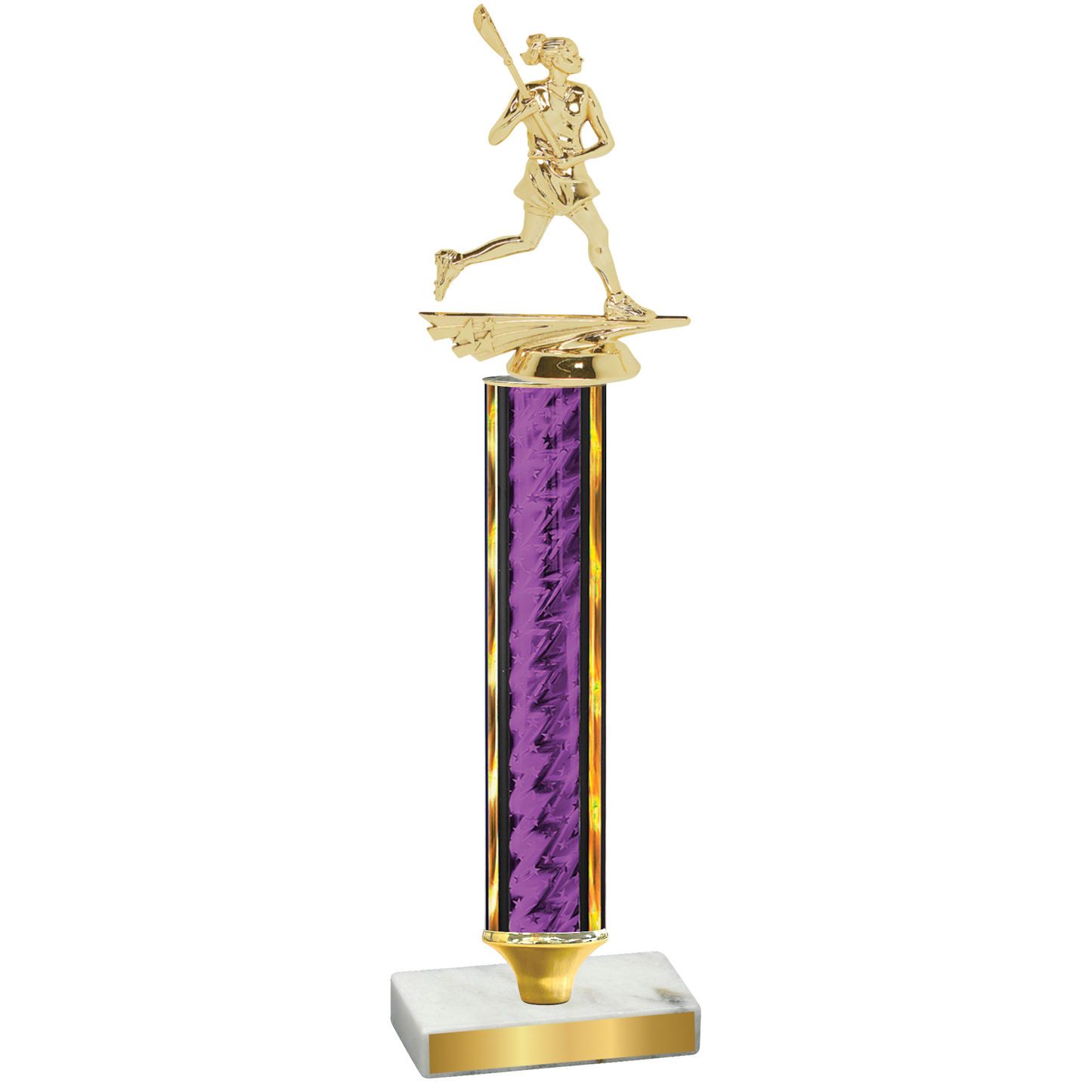 Value Purple Glacier Lacrosse Trophy