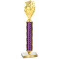 Value Purple Glacier Pickleball Trophy