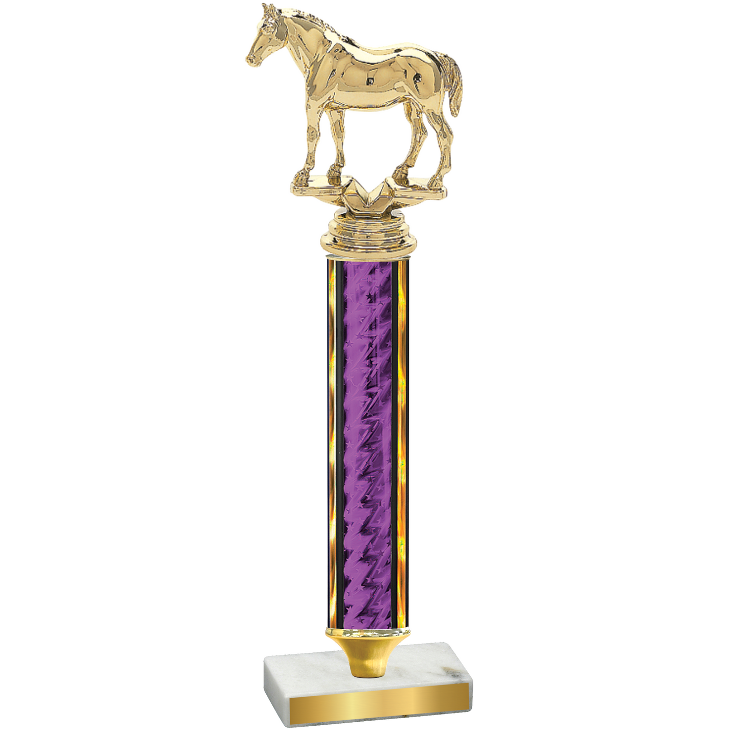 Value Purple Glacier Horses Trophy