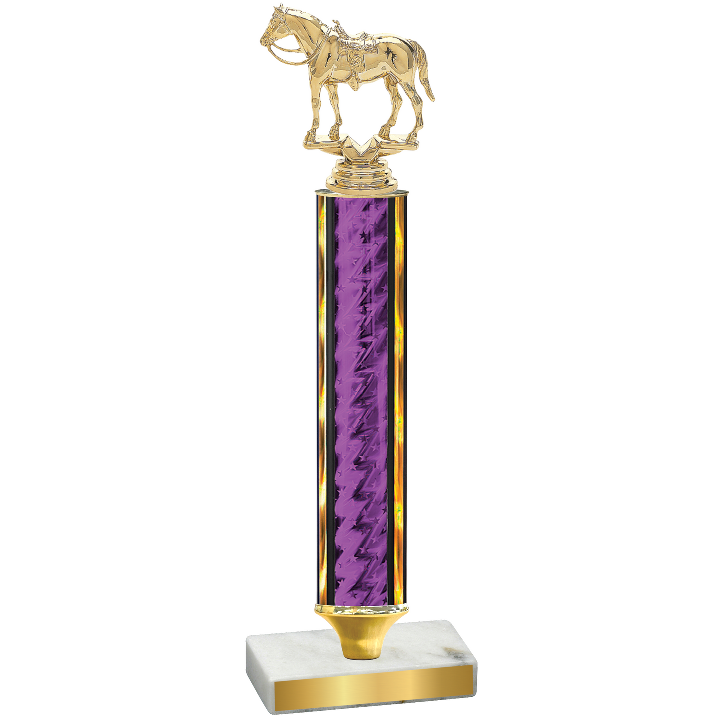 Value Purple Glacier Horses Trophy